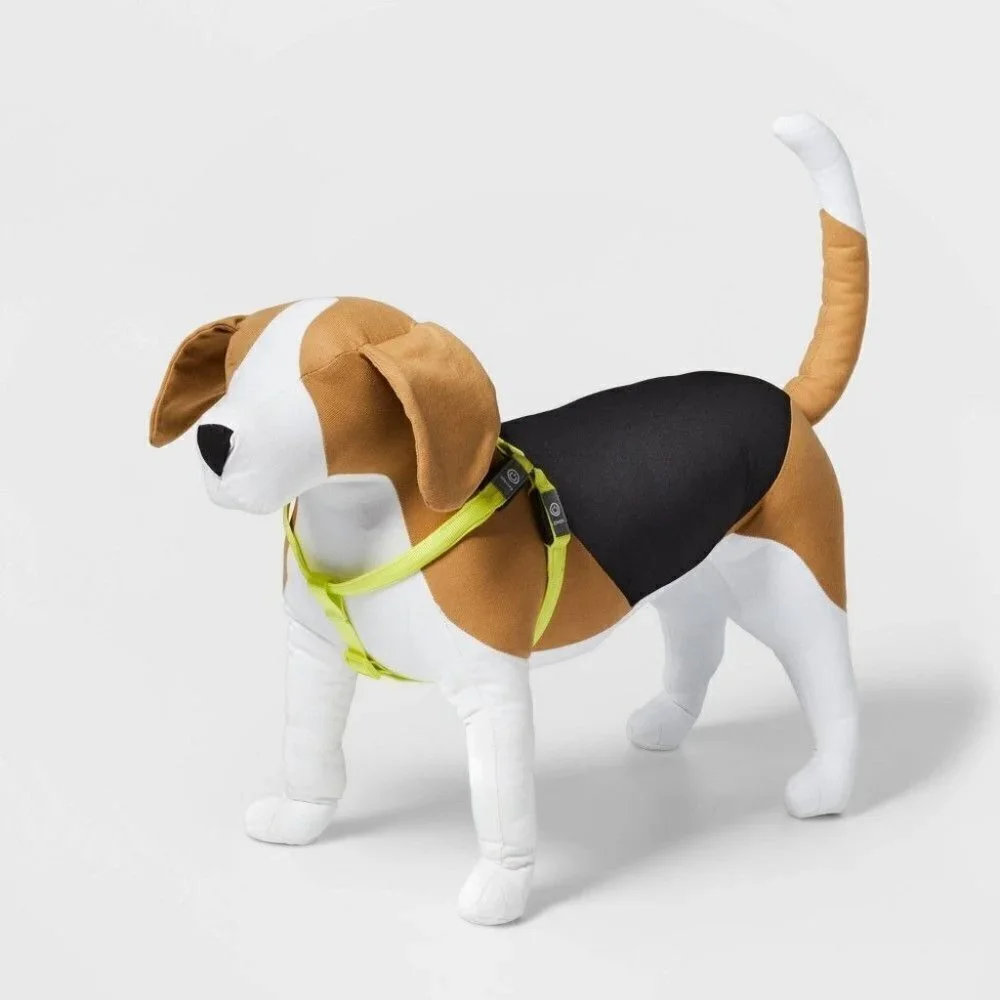LED Rechargeable Dog Harness Vibrant Green | Boots & Barkley™ | Large